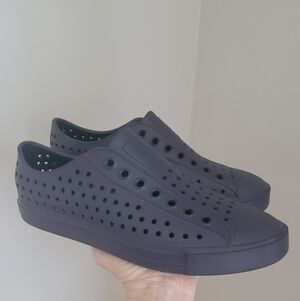 Native  Navy/Gray Casual Slip-On Shoes